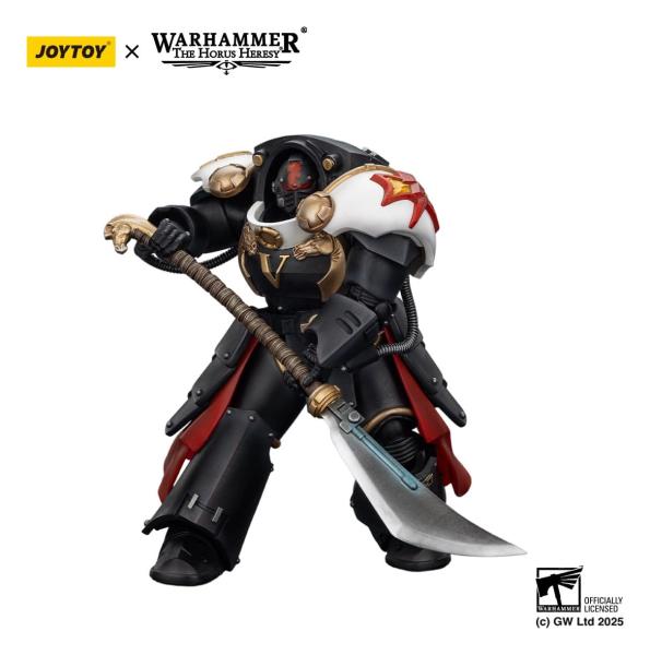 Warhammer The Horus Heresy Actionfigur White Scars Ebon Keshig Terminator 1 with Power Glaive 13 cm
